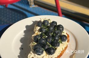 Blueberry Whey Cheese Sandwich