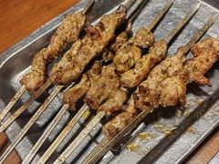 特色碳烤羊肉串-老兰家传统烧烤炒菜泡馍(小南门店)