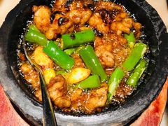 石锅杭椒牛蛙-桂满陇-西湖船宴(西单大悦城店)