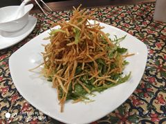苦菊拌馓子-城南往事济南风味主题餐厅(东环店)