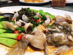 青花椒蒸笋壳鱼-猪肉婆私房菜(容桂总店)