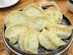 角瓜鸡蛋虾仁蒸饺-小船渔村·大连菜(明泽街店)