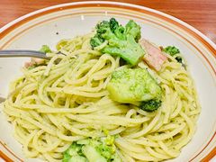 西兰花罗勒松子酱面-萨莉亚意式餐厅(万嘉商业广场店)