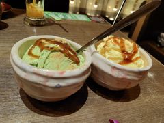 抹茶冰淇淋-万福·和牛炭火烧肉店(苏州中心店)