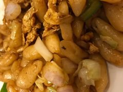 鸡蛋椰菜炒猫耳朵-九毛九西北菜(番禺万达店)