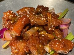 蒜香蜜汁排骨-绿茶餐厅(昌平悦荟店)