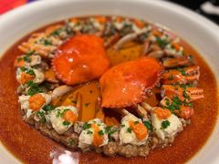糟骨头黑豚肉碎蒸膏蟹-上海滩餐厅(BFC外滩金融中心店)