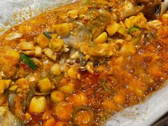 蒜香纸包江团烤鱼-红辣椒·川菜·火锅(张杨路店)