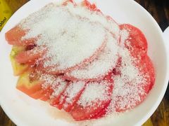西红柿拌白糖-汝萍传统蘸水菜(春华路总店)