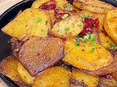 铁板土豆片-李师傅脆肚(梅林店)