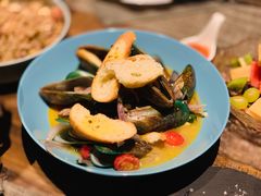 香草白葡萄酒烩新西兰青口-喜洲吧·江畔老船厂·庭院餐厅(喜临院店)