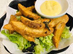 芥末起司薯角-韩时烤肉(枫蓝店)