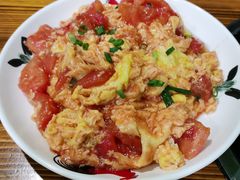 西红柿炒鸡蛋-大富蚝乌东哥饭店·石锅鱼杂·柠檬鸭(革新路店)