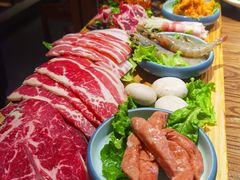 -明洞阿姨·韩式酱蟹烤肉·创意料理(三元桥店)