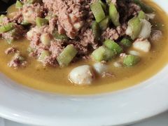 蜢虾酱丝瓜炒贝丁-乔家小院•非遗驴肉•本地小海鲜(滨河路店)