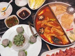 爆浆手打虾丸-捞王猪肚鸡火锅(昆山店)