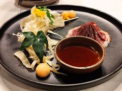 三年金钱火腿配大理手撕乳扇-泓0871臻选云南菜·味庄