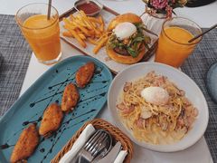 奶油汁培根溏心蛋意面-Future&Kitchen