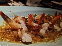 蒜蓉粉丝蒸开边虾-绿茶餐厅(乐峰广场店)