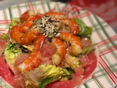 泰式风味罗望子虎虾柚子沙拉-弗兰克牛排西餐厅Ribone steak house(柠檬花园店)