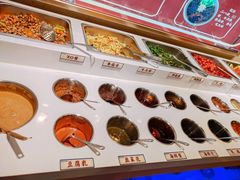 自助调料区-如在蜀毛肚老火锅(怀柔店)