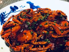 年糕炒蟹-蟹榭·本帮江浙菜·蟹宴(五角场合生汇商场店)