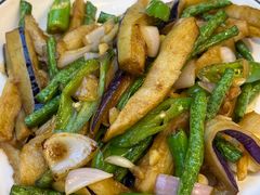茄子炒豆角-重庆尖叫鸡尖椒鱼(夏湾总店)