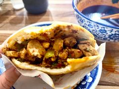 孜然夹馍-老字号杨坡红油米线腊汁肉夹馍(东四道巷店)