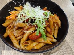 番茄汁西班牙黑椒肠管粉-Maxpoint Kitchen 西餐咖啡(乐峰广场店)