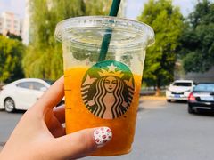 芒果西番莲果茶星冰乐-星巴克(上海汇锦里店)