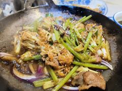干锅有机菜花-内蒙联营烧麦 草原石榴红(护国寺店)