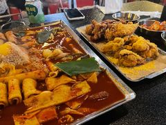 鱼饼火山炒年糕-包装马车·韩国料理·포장마차