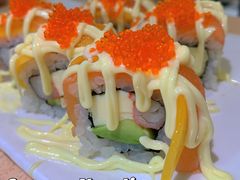 三文鱼芒果卷拼盘-新一番三文鱼寿司(红城湖店)