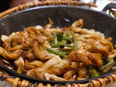 排骨豆角卷子-华盛园卷子王农家菜水库鱼