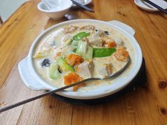 椰汁香芋南瓜杂锦煲-佛有缘素食馆·荔湾老字号(陈家祠首店)