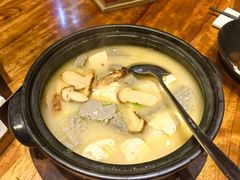 松茸鸡汤炖长泰豆腐.-临家闽南菜(五店市店)