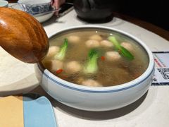 虾滑菌菇汤-卯时·龙光雅宴·精致锡帮菜(惠山古镇店)