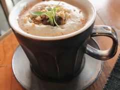 卡布奇诺蘑菇汤配牛肝菌-AZUL by FUEL蓝色·法式酒馆(琶醍店)