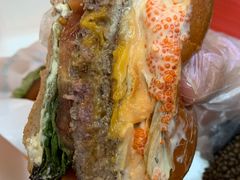 柠香蟹籽牛肉汉堡-JPG canteen(广州寺右公馆店)
