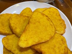 炸窝头配臭豆腐-玫瑰红烤羊排(北新桥三条店)