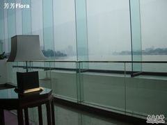 望到江景的大堂-广州白天鹅宾馆
