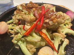 锅气有机菜花-马仕玖煲·融合菜·酥不腻烤鸭(人大店)