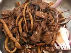 茶树菇牛肉-乌镇那一年小院主题餐厅(甘泉西路店)