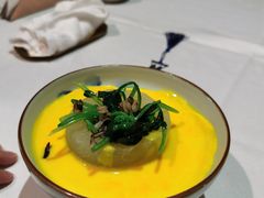 南瓜汁烩野米白玉嫩蔬菜-广舟(千禧店)