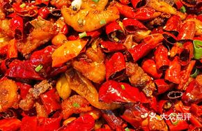 Spicy Chicken with Intestines