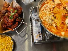 部队火锅-富乐满韩国正宗炸鸡韩国料理(虹泉路店)