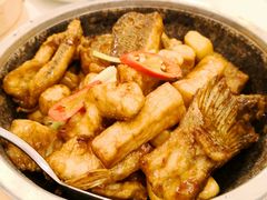 菌菇石锅鲈鱼-湛江菜.江南首席(昆山店)