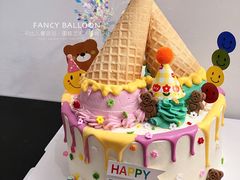 -卡比儿童蛋糕·心意定制·低脂零卡糖动物奶油FancyBALLOON(滨海店)