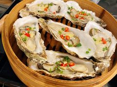 蒸汽生蚝-長壹旋转烤吧 农家鸡火锅