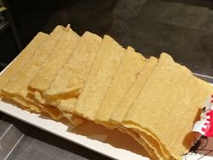 炸豆皮-蜀留香火锅(西南角店)